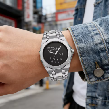 "Who Cares, I'm Already Late" Watch